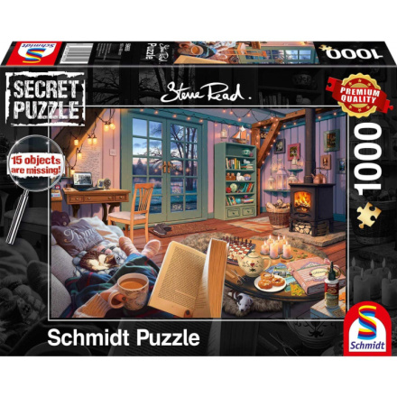 SCHMIDT Secret puzzle V prázdninovém domě 1000 dílků 133423
