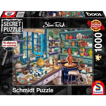 SCHMIDT Secret puzzle Hrnčířská dílna 1000 dílků 133424