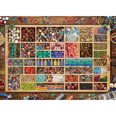 EUROGRAPHICS Puzzle Lauřina sbírka korálků 1000 dílků 133550