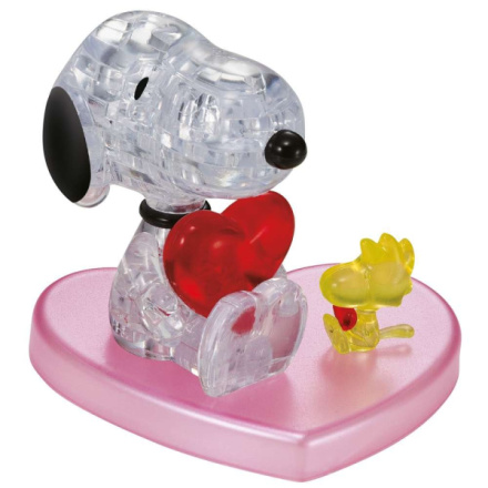 HCM KINZEL 3D Crystal puzzle Zamilovaný Snoopy 34 dílků 133627