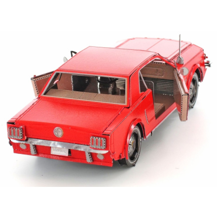 METAL EARTH 3D puzzle Ford Mustang 1965 (červený) 134359, 36 dílků