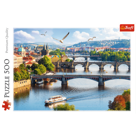 TREFL Puzzle Pražské mosty, Česká republika 500 dílků 134759
