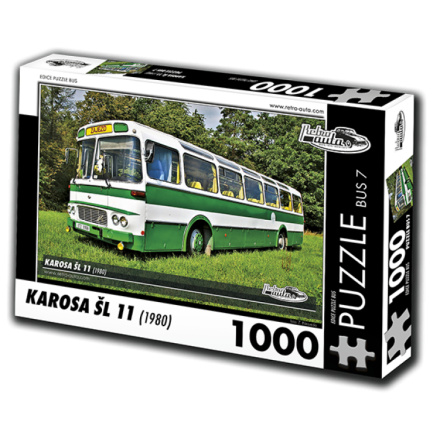 RETRO-AUTA Puzzle BUS č.7 Karosa ŠL 11 (1980) 1000 dílků 135943