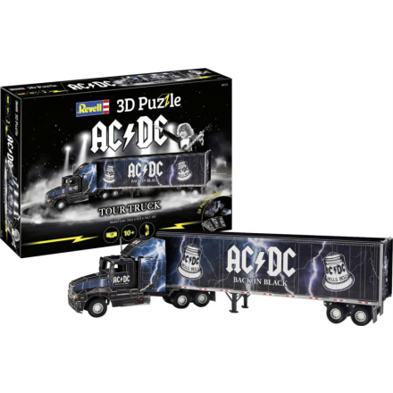 REVELL 3D puzzle Kamion s přívěsem AC,DC 128 dílků 136026