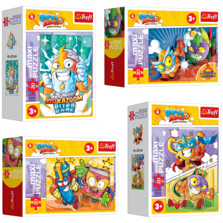 TREFL Displej Puzzle Kid Kazoom a Super Zings 20 dílků (24 ks) 136160