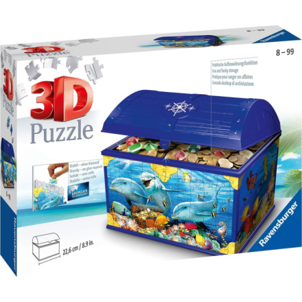 RAVENSBURGER 3D puzzle truhla Podmořský svět 223 dílků 136165