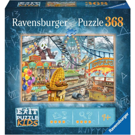 RAVENSBURGER Únikové EXIT puzzle Kids Zábavní park 368 dílků 136170