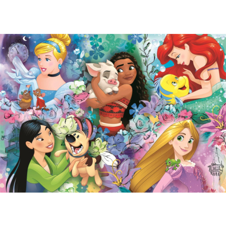 CLEMENTONI Puzzle Disney princezny 60 dílků 136810
