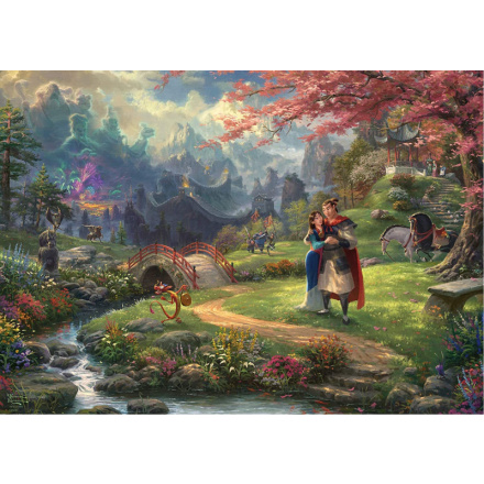 SCHMIDT Puzzle Mulan: Květy lásky 1000 dílků 136850