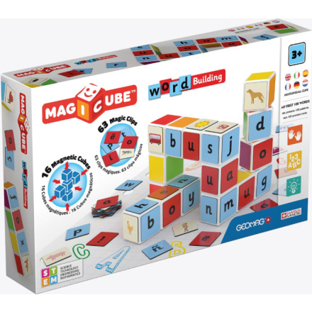 GEOMAG Magnetické kostky Magicube Skládání slov 137025