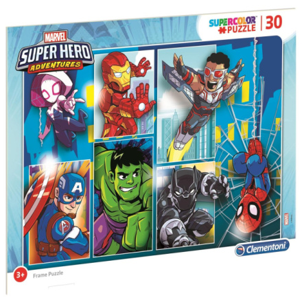 CLEMENTONI Puzzle Marvel Super Hero Adventures 30 dílků 137070