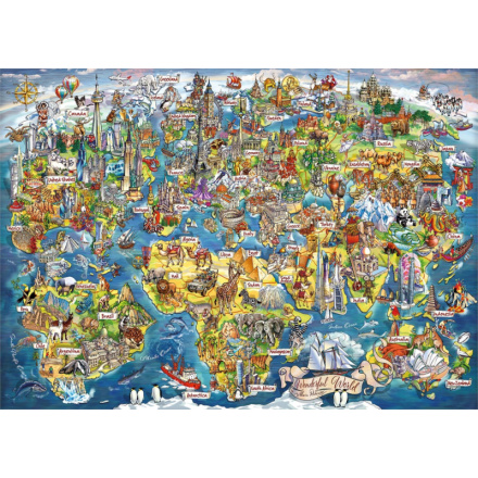GIBSONS Puzzle Báječný svět 1000 dílků 137241