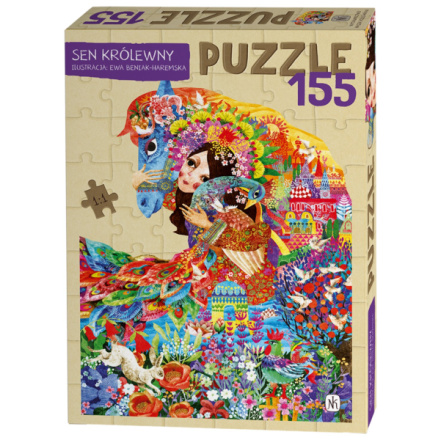 Obrysové puzzle Královnin sen 155 dílků 137395