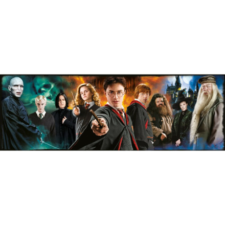 CLEMENTONI Panoramatické puzzle Harry Potter 1000 dílků 138242
