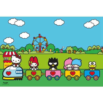 CLEMENTONI Puzzle Hello Kitty a kamarádi MAXI 104 dílků 138265