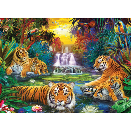 EUROGRAPHICS Puzzle Tygří ráj XL 500 dílků 138461