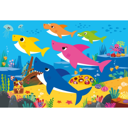CLEMENTONI Puzzle Baby Shark: Poklad 30 dílků 138611