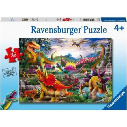 RAVENSBURGER Puzzle Tyranosauří řev 35 dílků 139046