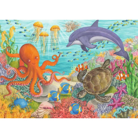 RAVENSBURGER Puzzle Přátelé z oceánu 35 dílků 139059