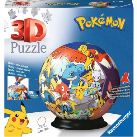 RAVENSBURGER 3D Puzzleball Pokémoni 72 dílků 139071