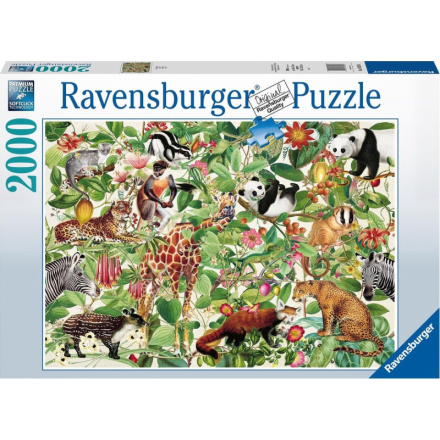 RAVENSBURGER Puzzle Džungle 2000 dílků 139125