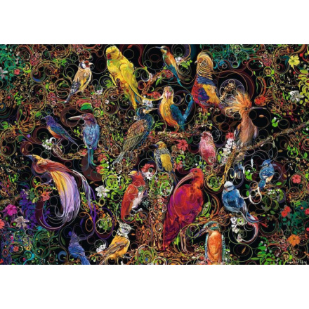 RAVENSBURGER Puzzle Ptáci v umění 1000 dílků 139127