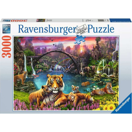 RAVENSBURGER Puzzle Tygři v ráji 3000 dílků 139164