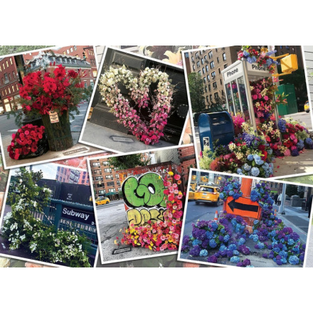 RAVENSBURGER Puzzle Květiny v New Yorku 1000 dílků 139177