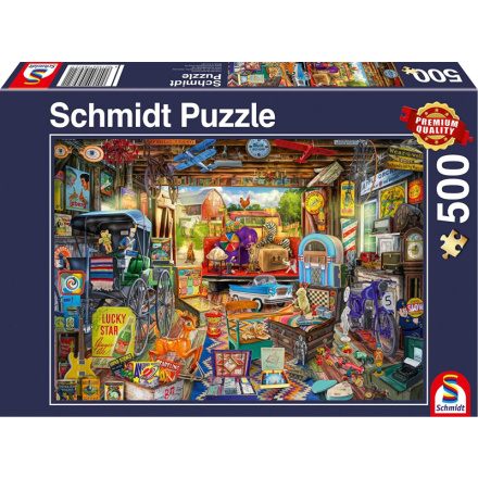 SCHMIDT Puzzle Bleší trh v garáži 500 dílků 140230