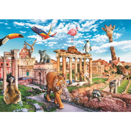 TREFL Puzzle Legrační města: Divoký Řím 1000 dílků 140397