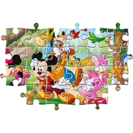 CLEMENTONI Puzzle Mickey Mouse a přátelé 3x48 dílků 140481