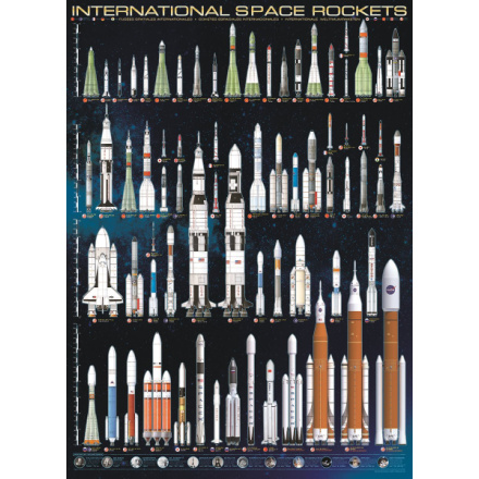 EUROGRAPHICS Puzzle Mezinárodní vesmírné rakety 1000 dílků 140777