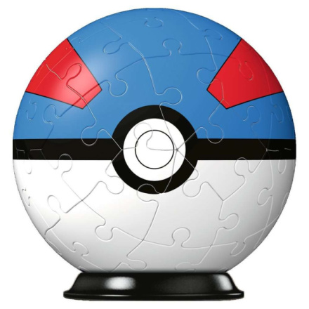 RAVENSBURGER 3D Puzzleball Pokémon: Greatball 54 dílků 140826