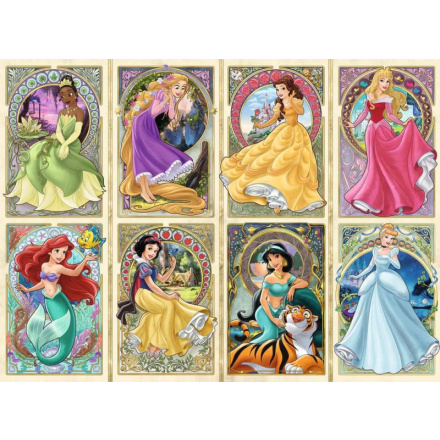 RAVENSBURGER Puzzle Disney Secesní princezny 1000 dílků 140977