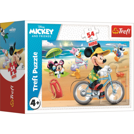 TREFL Puzzle Mickey Mouse: Na pláži 54 dílků 141180