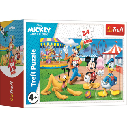TREFL Puzzle Mickey Mouse: V zábavním parku 54 dílků 141182