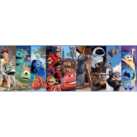 CLEMENTONI Panoramatické puzzle Pixar 1000 dílků 141670
