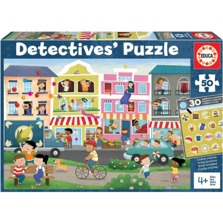 EDUCA Detektivní puzzle Město 50 dílků 141816
