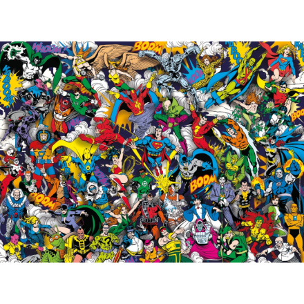 CLEMENTONI Puzzle Impossible: DC Comics Justice League 1000 dílků 142743