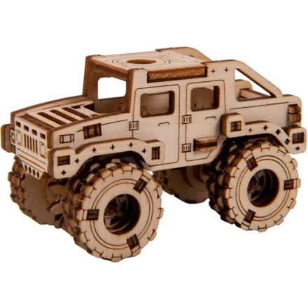 WOODEN CITY 3D puzzle Superfast Monster Truck č.2 142751