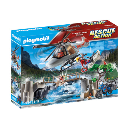 PLAYMOBIL® Rescue Action 70663 Nasazení helikoptéry v kaňonu 142825