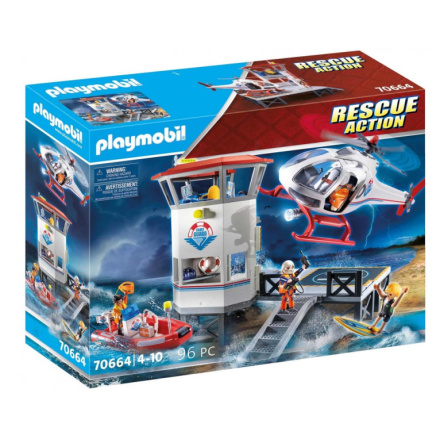 PLAYMOBIL® Rescue Action 70664 Mega Set Pobřežní stráž 142839