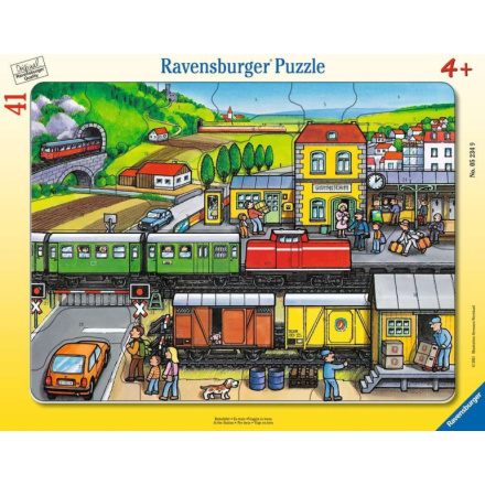 RAVENSBURGER Puzzle Na nádraží 41 dílků 142929