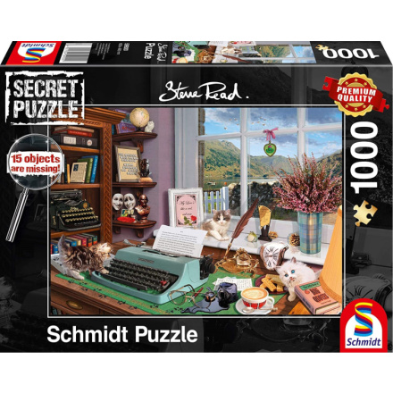 SCHMIDT Secret puzzle Na pracovním stole 1000 dílků 142982
