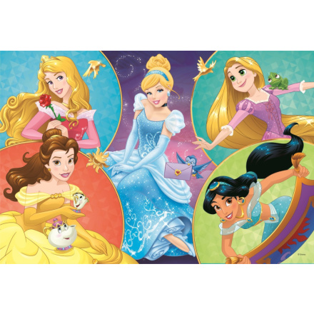 TREFL Puzzle Disney princezny: Setkání sladkých princezen 100 dílků 143098