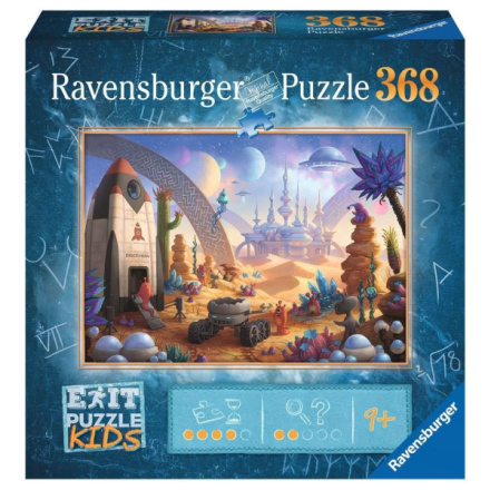 RAVENSBURGER Únikové EXIT puzzle Kids Vesmírná mise 368 dílků 143352