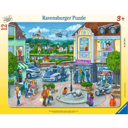 RAVENSBURGER Vkládačka Policejní zásah 12 dílků 143552