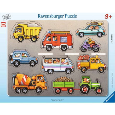 RAVENSBURGER Vkládačka Vozidla 10 dílků 143561