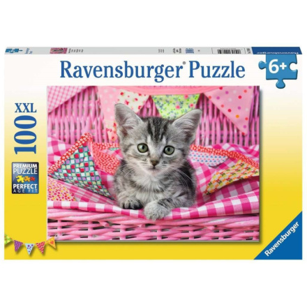 RAVENSBURGER Puzzle Roztomilé koťátko XXL 100 dílků 143576