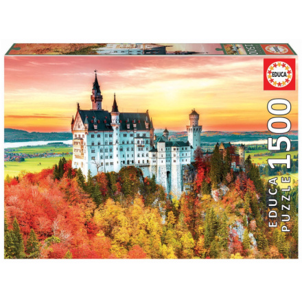 EDUCA Puzzle Podzim v Neuschwansteinu 1500 dílků 143683